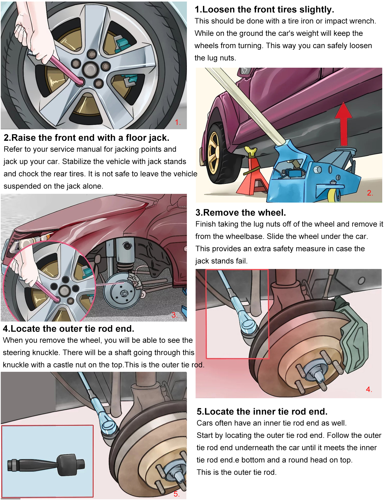 Symptoms of Bad Tie Rod Ends And How To Replace Them